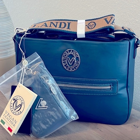 Valentino Orlandi Handbags - Valentino Orlandi Blue Crossbody Bag